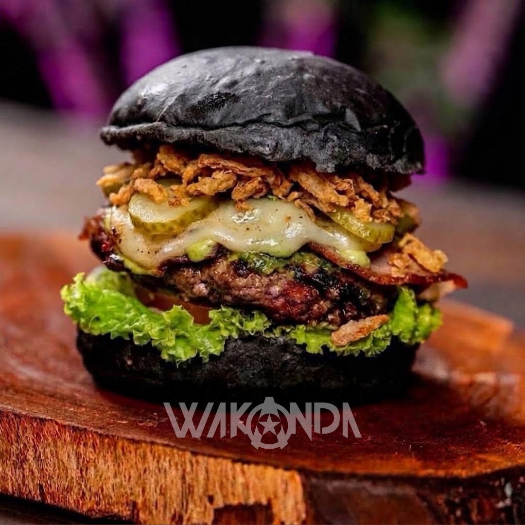 Hamburguesa Black Panther